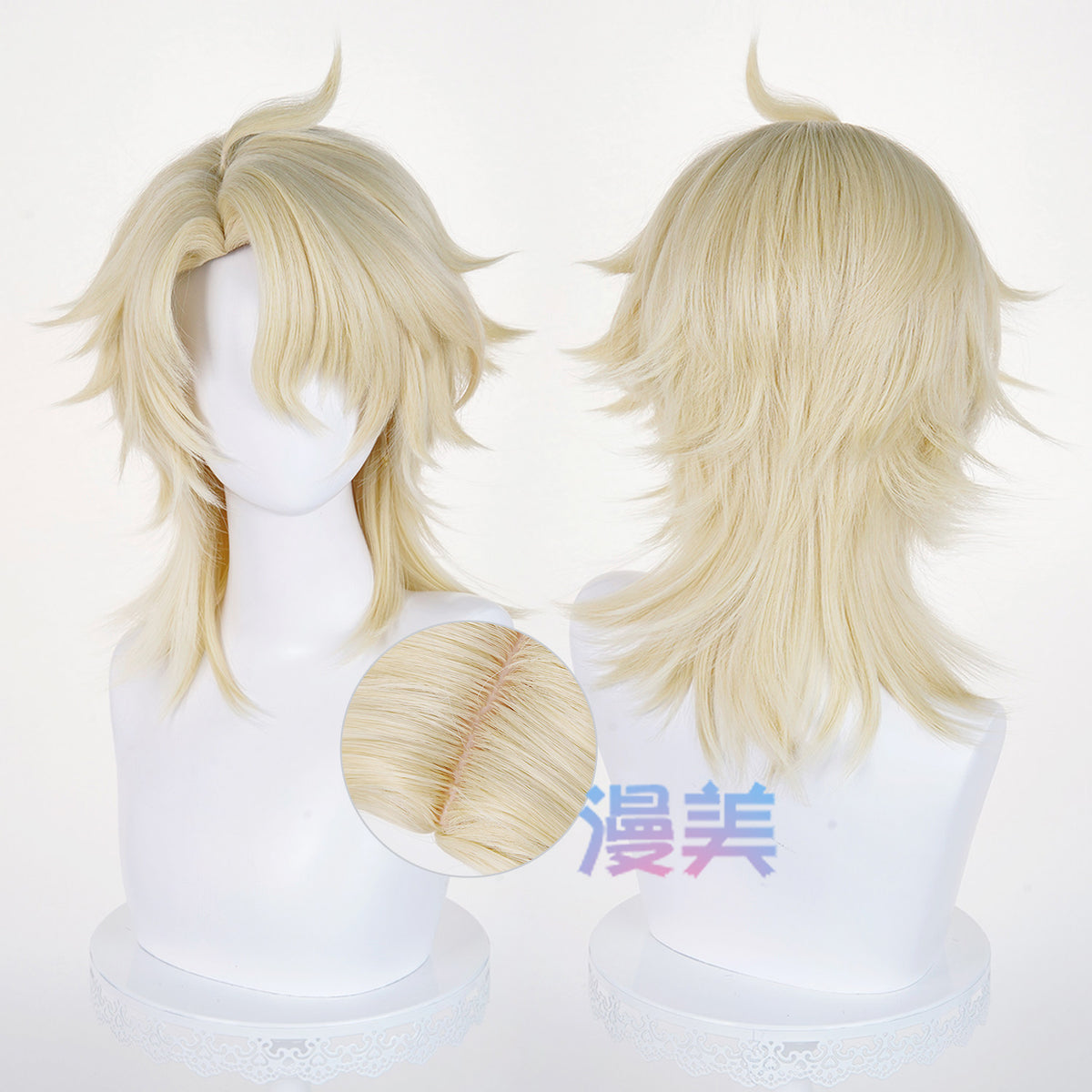 Rec001  35CM Wig Varka Cosplay Genshin Impact