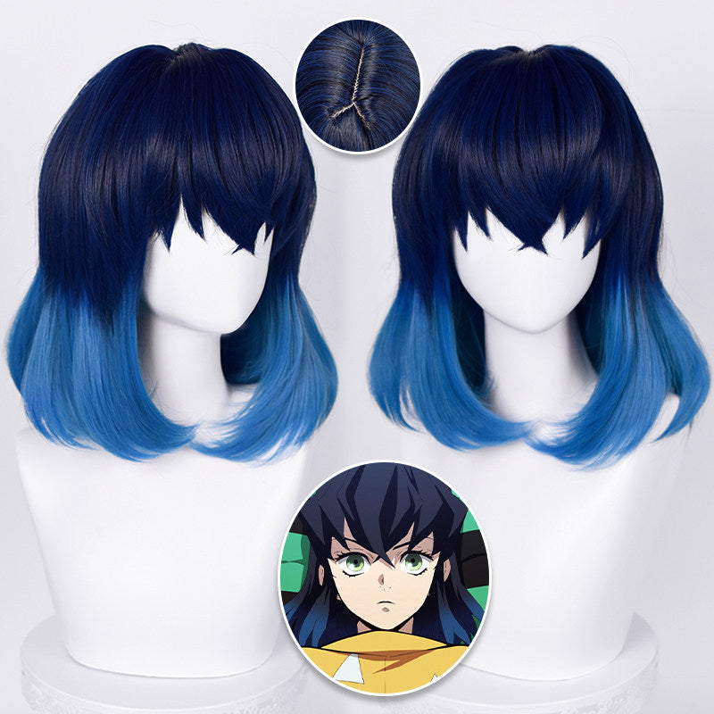 Rec001 Wig Inosuke Hashibira Cosplay Demon Slayer