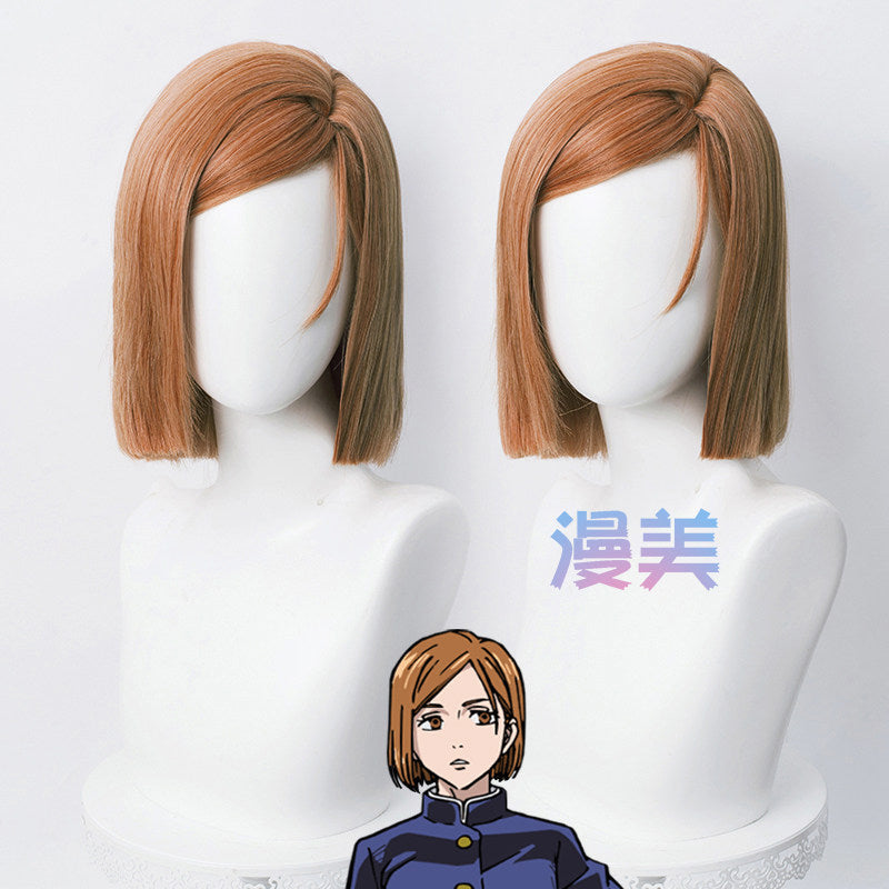 MANMEI Wig Nobara Cosplay Jujutsu Kaisen