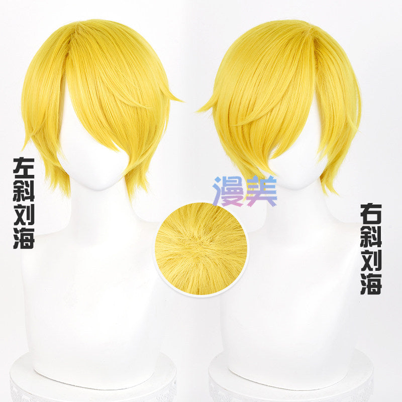 Rec001 30CM Wig Sanji Cosplay One Piece