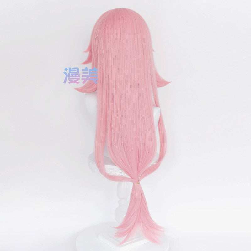 MANMEI 85 cm Wig Yae Miko Cosplay Genshin Impact