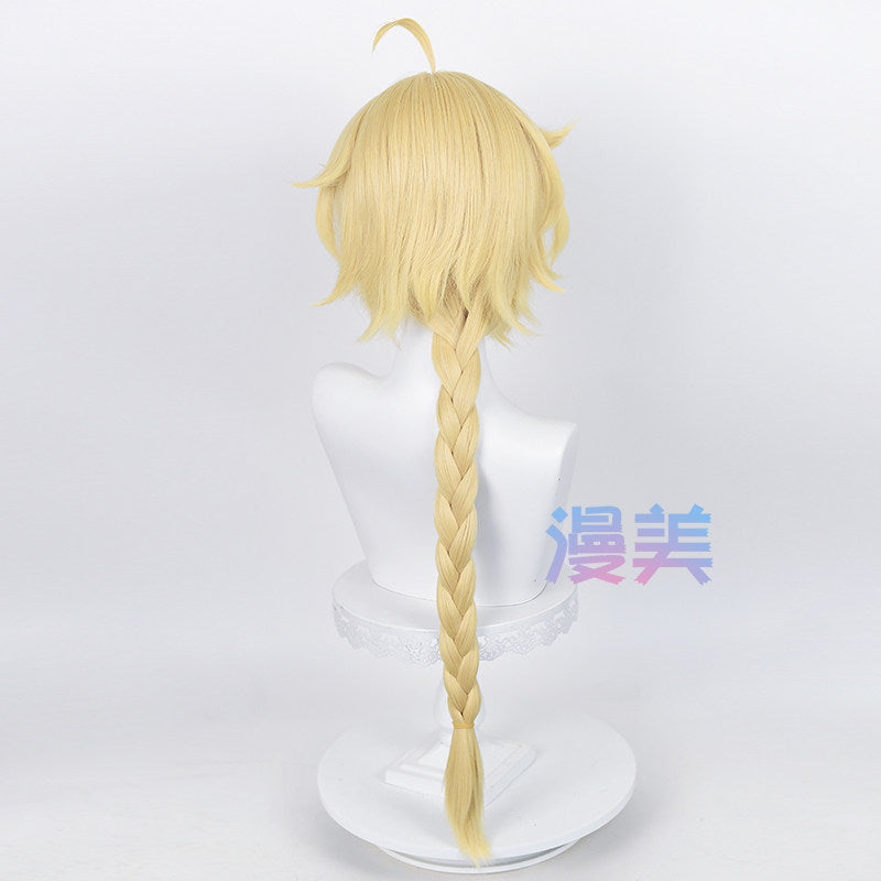 MANMEI Wig Lumine Cosplay Wig Aether Cosplay Genshin Impact
