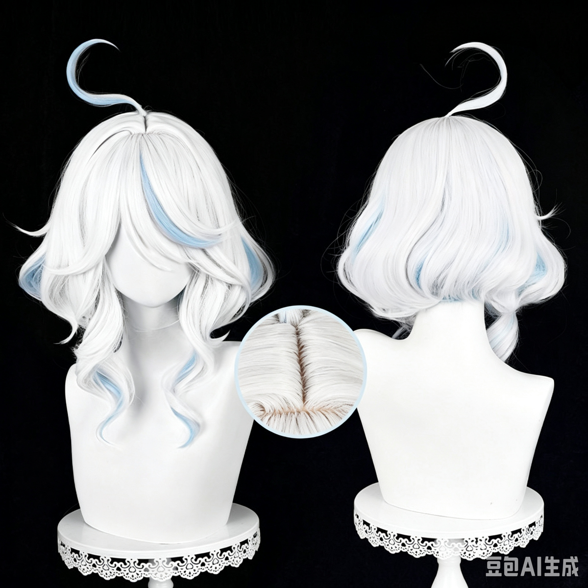 REC001 Wig Furina Cosplay Genshin Impact